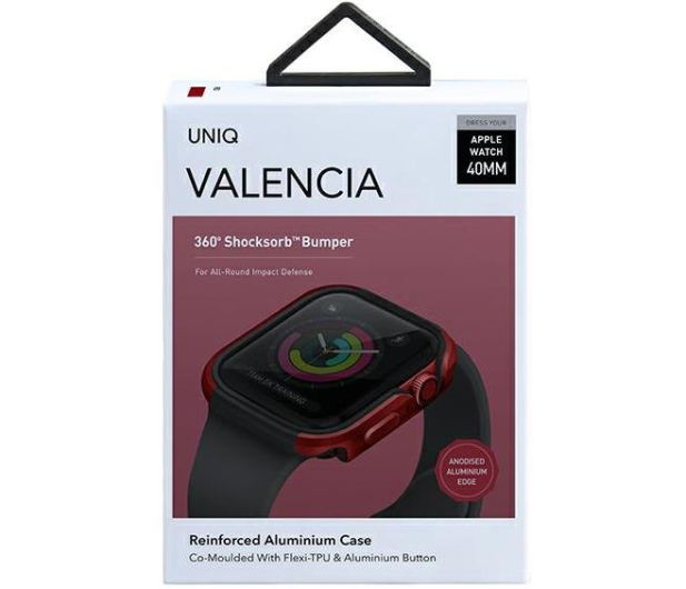 Uniq Valencia do Apple Watch crimson red - 1082167 - zdjęcie 2